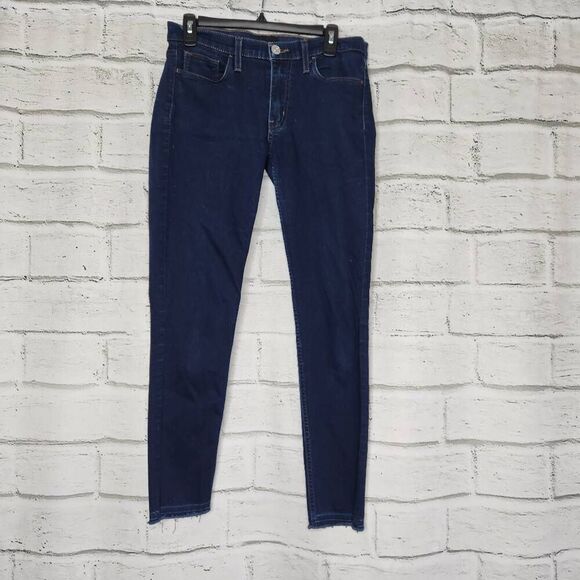Hudson Womens Blue Krista Low Rise Skinny Leg Ankle Jeans Dark Wash Size 32 - Picture 1 of 12